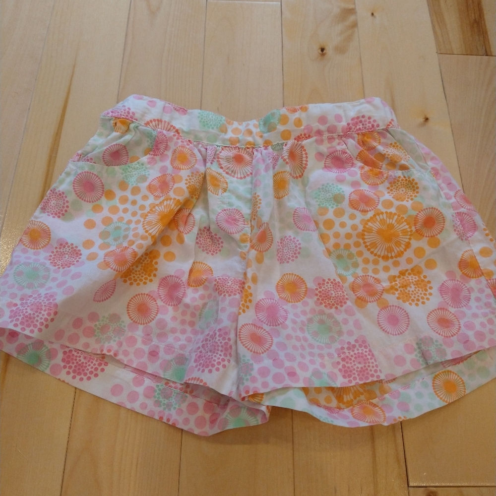 24m 86cm Obaibi super cute girl pink orange green shorts French